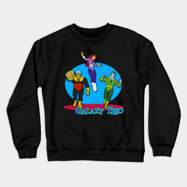 Galaxy Trio Crewneck Sweatshirt by BigOrangeShirtShop